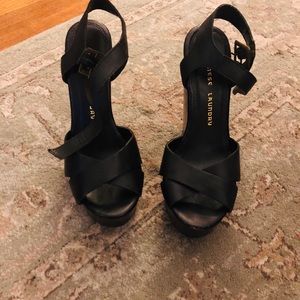 Wedge platform heel sandals